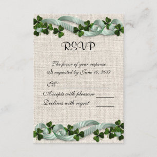 RSVP — Roupas irlandesas e camarões