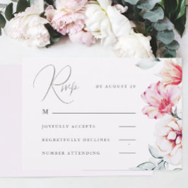 RSVP Roxo de Lavanda Simples e Elegante