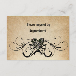 RSVP Russo Shabby com envelopes.
