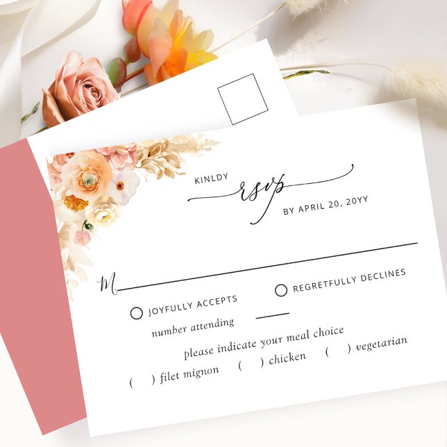 RSVP sem Meias, Pêssego e Cartão Postal Coral (Criador carregado)