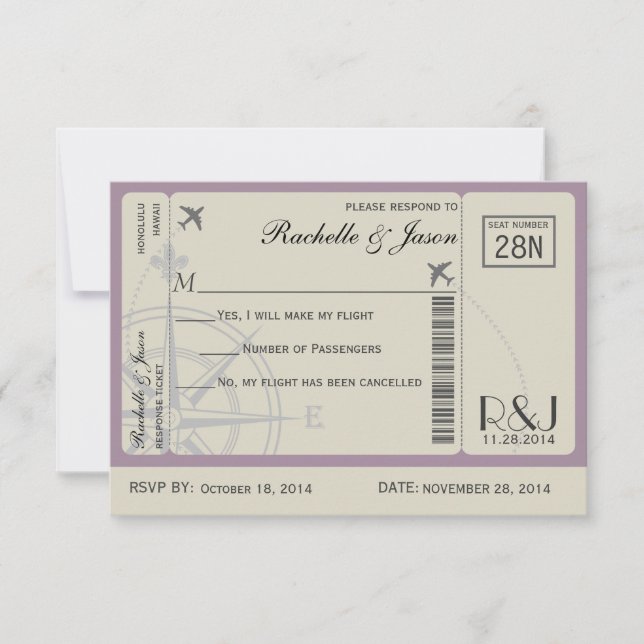 RSVP Ticket Airlines (Frente)