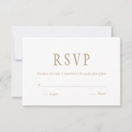 RSVP Tradicional Elegante