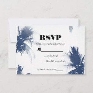 RSVP Tropical Moderna do Glamor Branco das Palmeir