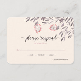 RSVP v2 de Casamento de Sonhos da Noite de Verão