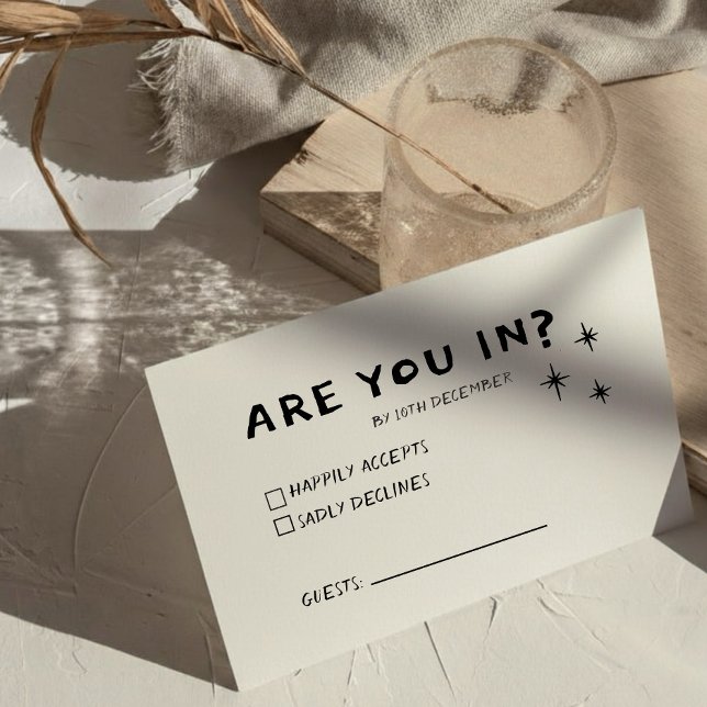 RSVP Vermelho Rosa Rosa Rosa Funky (Criador carregado)