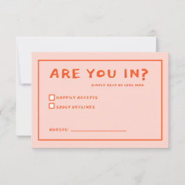 RSVP Vermelho Rosa Rosa Rosa Funky