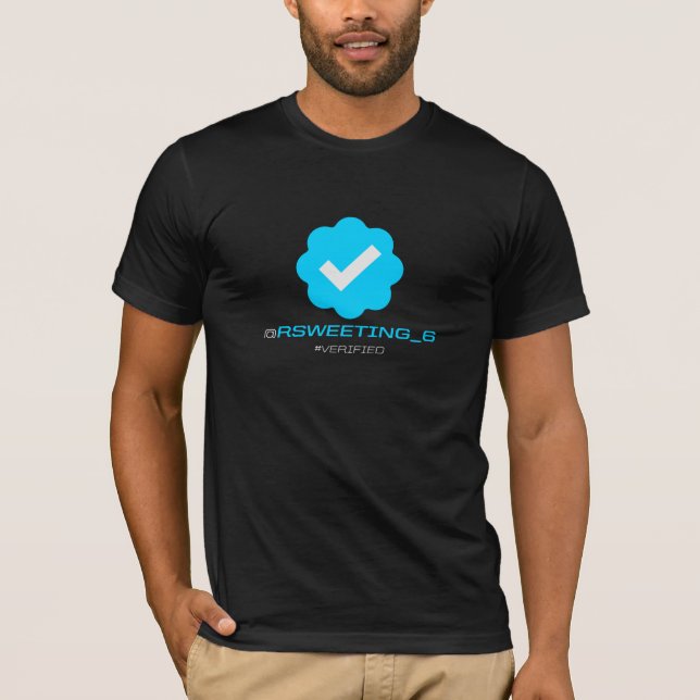 @RSweeting_6 - Verificado - t-shirt preto (Frente)