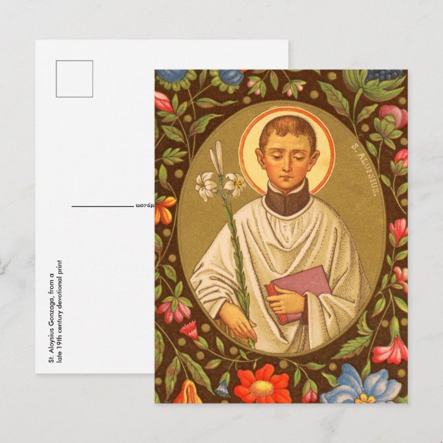 Rua. Aloysius Gonzaga (PM 01) Cartão postal 2 (Frente/Verso)