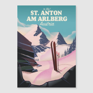 Rua Anton am Arlberg ski Áustria