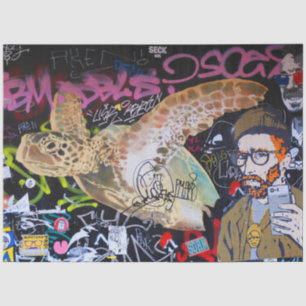 Rua Art Urbano 11 Papel Tecido de Decoupage