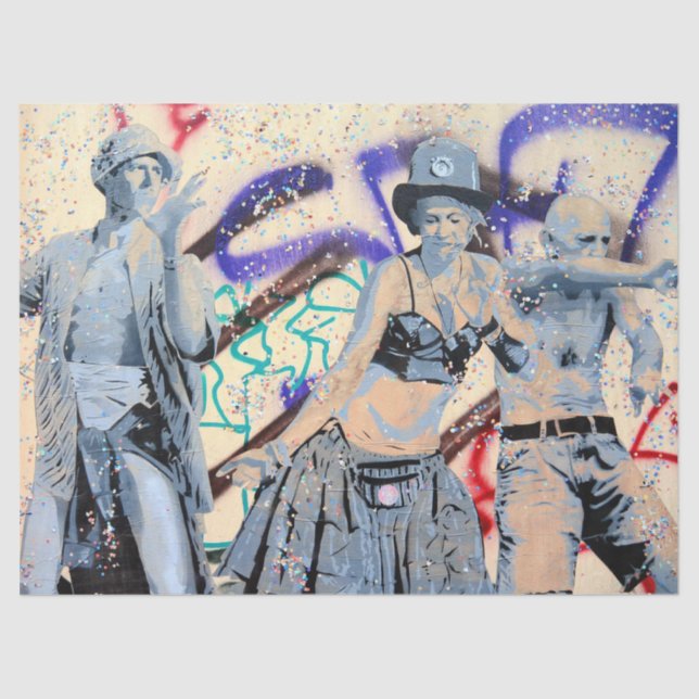 Rua Art Urbano 12 Papel Tecido de Decoupage (Frente )