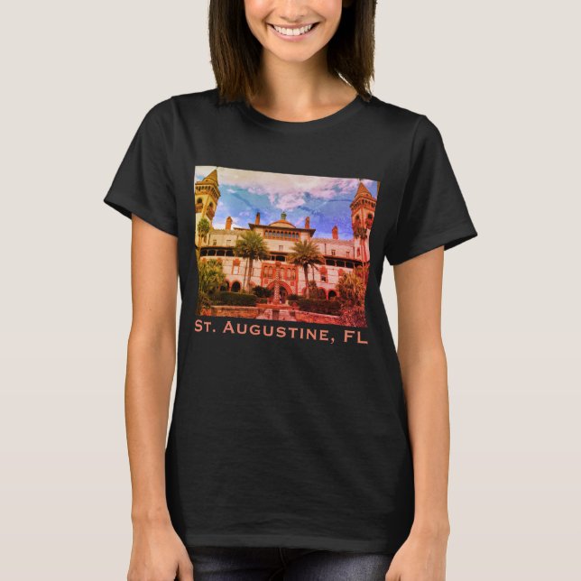Rua. Augustine, FL - Camiseta Ponce de Leon (Frente)