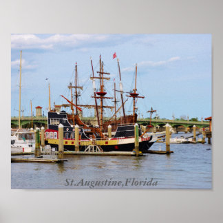 Rua.Augustine,Florida Poster