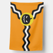 Rua. Bandeira da cidade de Louis - Halloween