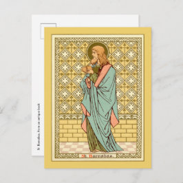 Rua. Barnabas, o Apóstolo (RLS 02) Cartão Postal 2