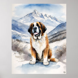 Rua. Bernard - Impressão de Arte Canina