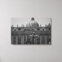 Rua branca negra da Canvas Roma de Peters