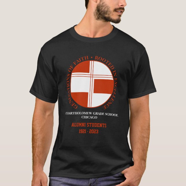 Rua. Camiseta de Alunos da Escola de Bartholomew (Frente)
