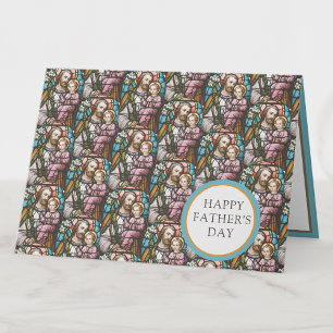 Rua: Cartão Religioso Católico Joseph Dia de os pa