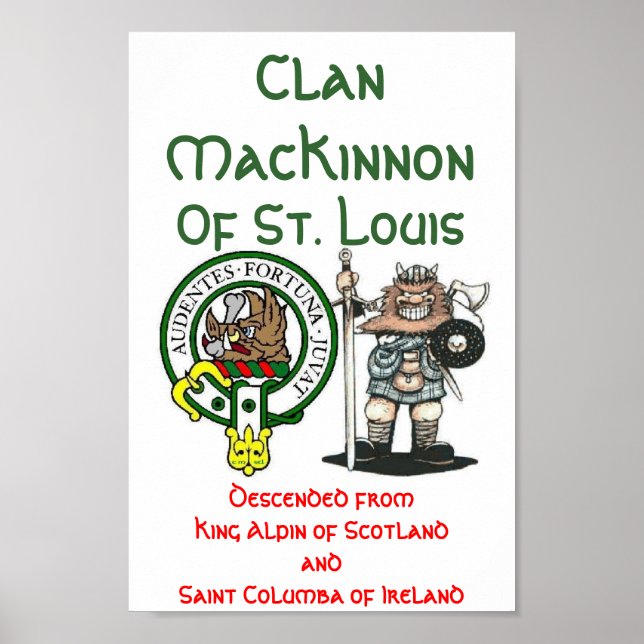 Rua Clan MacKinnon. Louis Poster (Frente)