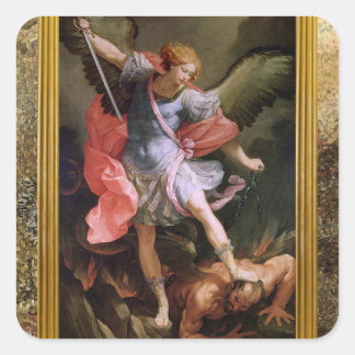 Rua com adesivos Michael