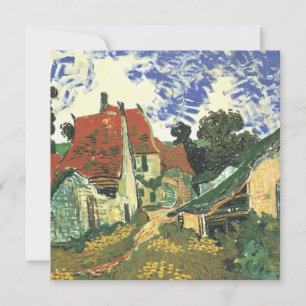 Rua da Aldeia em Auvers por Vincent van Gogh