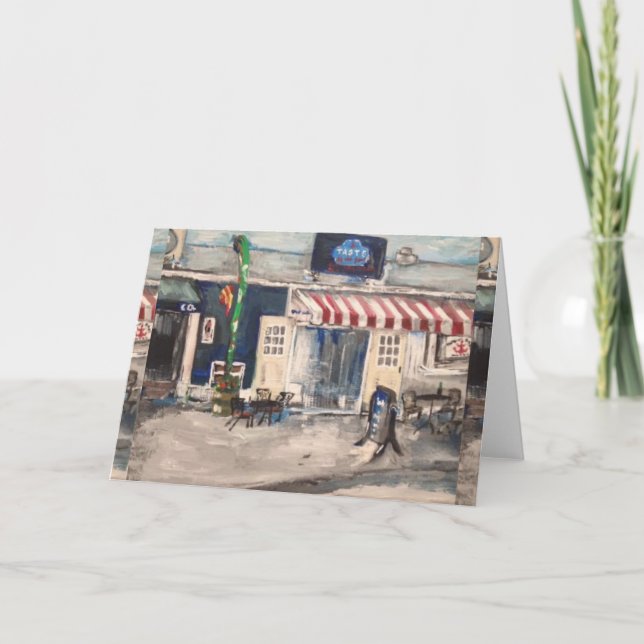 Rua da divisão, cartão da ilha de Kelley (Frente)