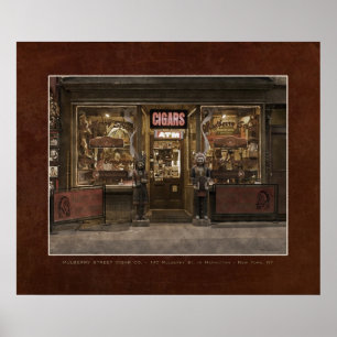 Rua de amora. Cigar Co. - Poster vintage Faux