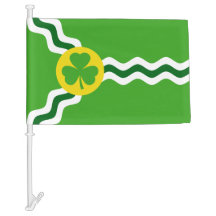 RUA de Bandeira da Cidade do STL. Dia de Patrick