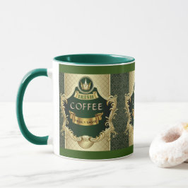 Rua de café irlandesa, caneca personalizada de Pad