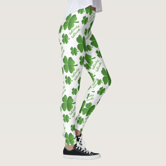 Rua de Capa da Lady Luck. Leggings do Dia de Patri (Direita)