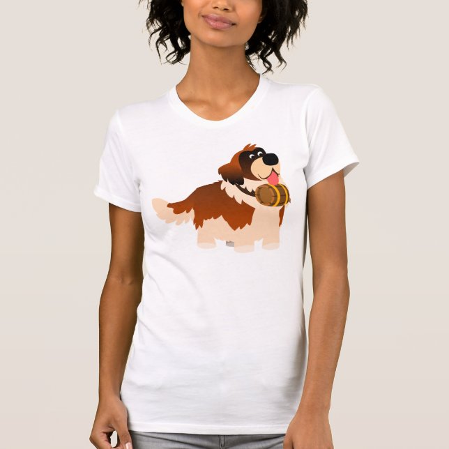 Rua de Cartoon Bonita Bernard Women T-Shirt (Frente)