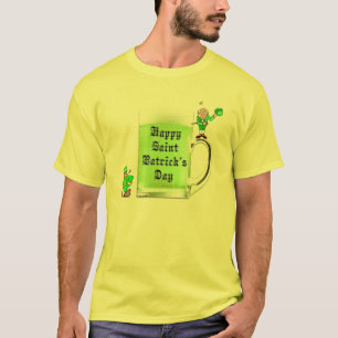 Rua de Cerveja Verde. Camisa do dia de Patrick