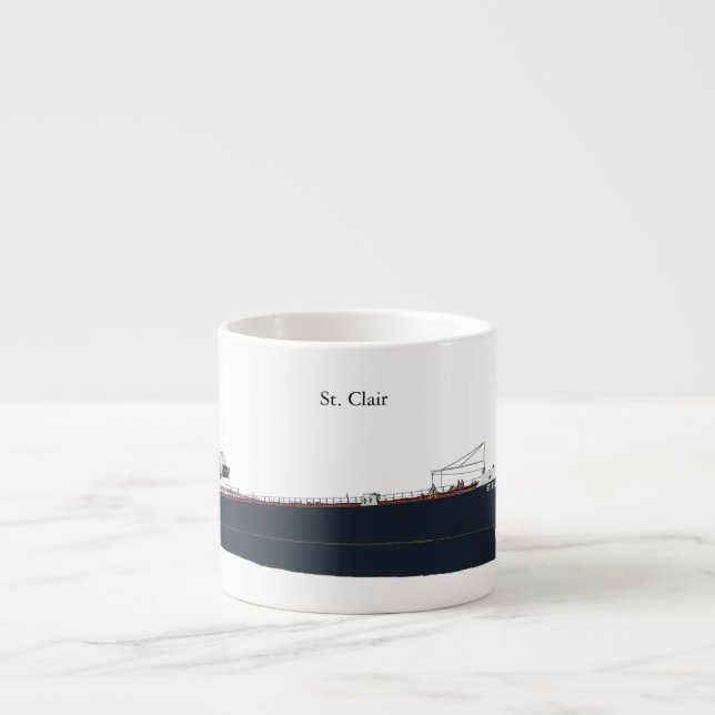 Rua de Clair, espresso, caneca (Frente)