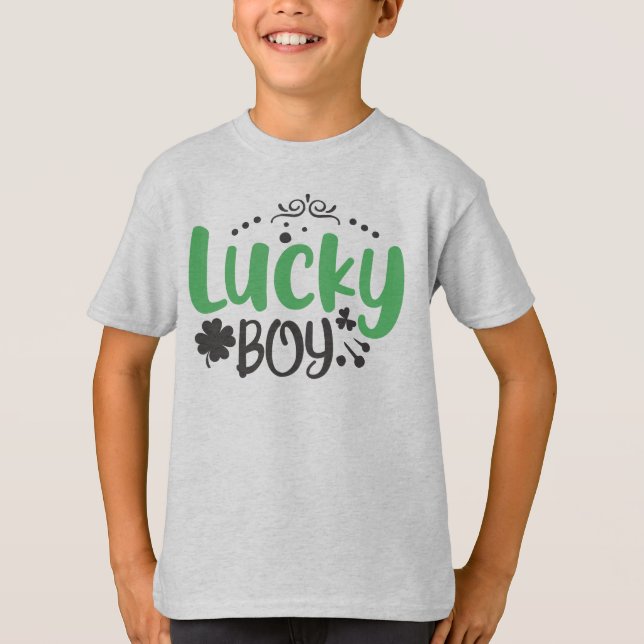 Rua de Lucky Patrick T-Shirt para Crianças (Frente)