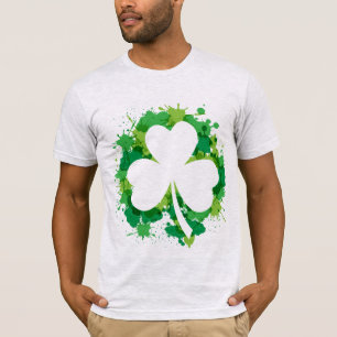 Rua de Mens. Patricks Clover T-Shirt