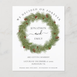 Rua de Natal do Orçamento Casamento Cone Salve a D