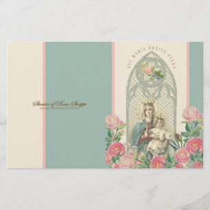 Rua de oração de Maria Jesus, Virgem Abençoada,