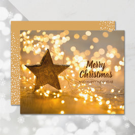 Rua de Orçamento do Cartão de Férias das Luzes de 