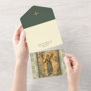 Rua de Vintage. Joan of Arc Religerian Escritura