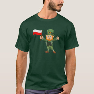 Rua. Dia dos Patricks T-Shirt Polonês