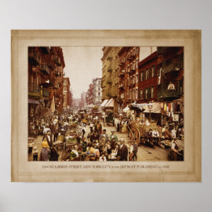 RUA DO MULBERRY, POSTER DE NYC