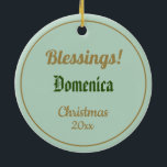 Rua. Dominic de Guzman (BK 07) Ornamento cerâmico<br><div class="desc">Dominic de Guzman (1170-1221) foi um padre espanhol castiliano que fundou a mendicante Ordem dos Pastores (Dominicanos). Uma pequena biografia com uma lista de mecenas pode ser encontrada no endereço catholicsaints.info/saint-dominic-de-guzman/ Image Credit (BK 07): Adaptação de uma imagem antiga de Rua. Dominic de Guzman, de um impressão de devoção cromolithográfica...</div>