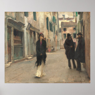 Rua em Veneza - John Sargent Fine Art Poster