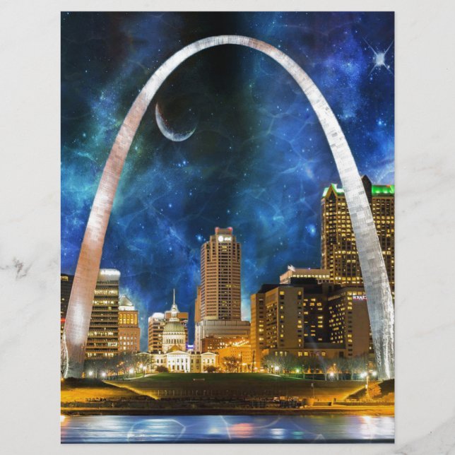 Rua espacial Louis Skyline. (Frente)