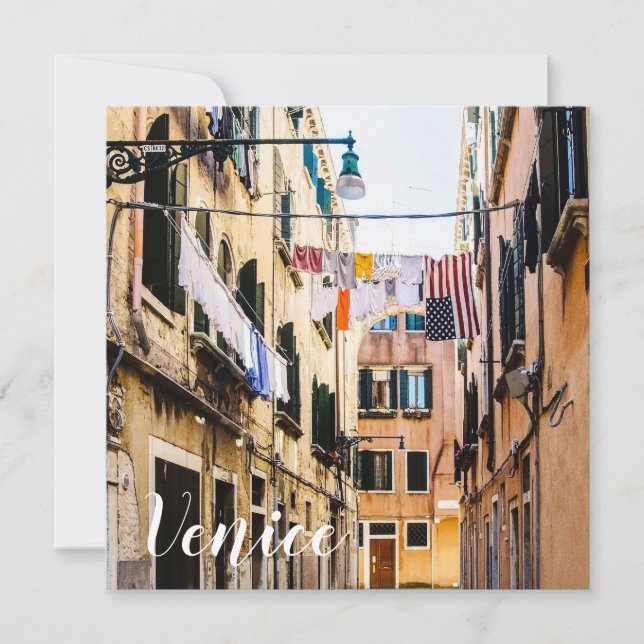 Rua estreita de Veneza (Frente)