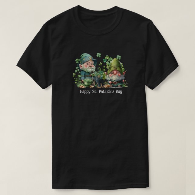 Rua Feliz, T-Shirt do Dia de Patrick (Frente do Design)