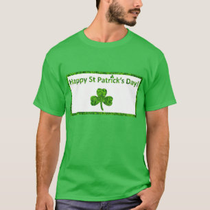 Rua Feliz, T-Shirt Verde do Dia de Patrick