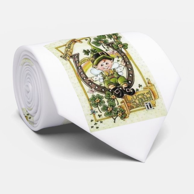 Rua, Gravatas de Designer Homens do Dia de Patrick (Rolled)