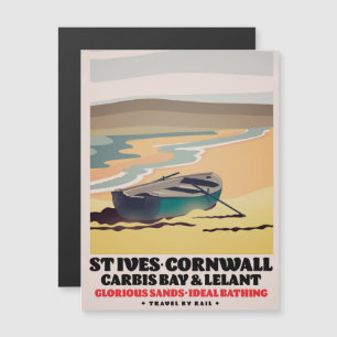 Rua Ives Cornwall Poster de viagens